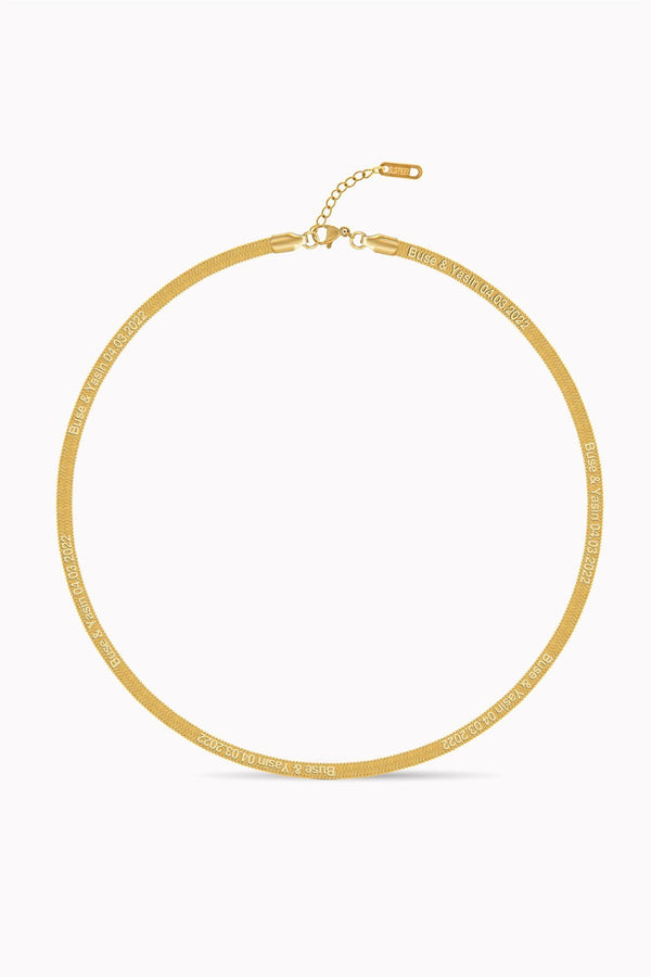 Italian Crushed Chain Necklace