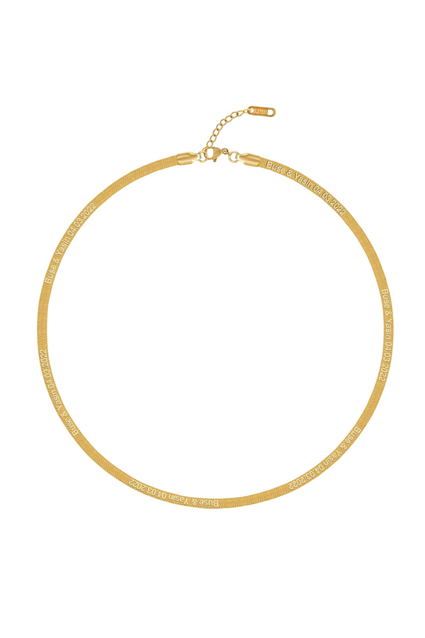 Italian Crushed Chain Necklace