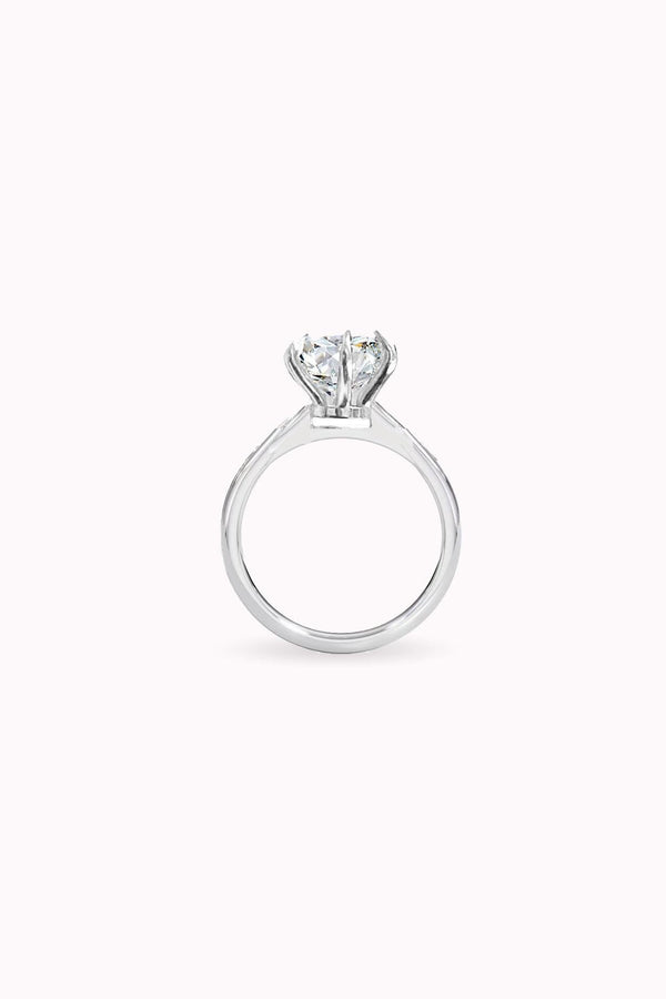 9MM 2.75CT Hexagon Tektaş Yüzük