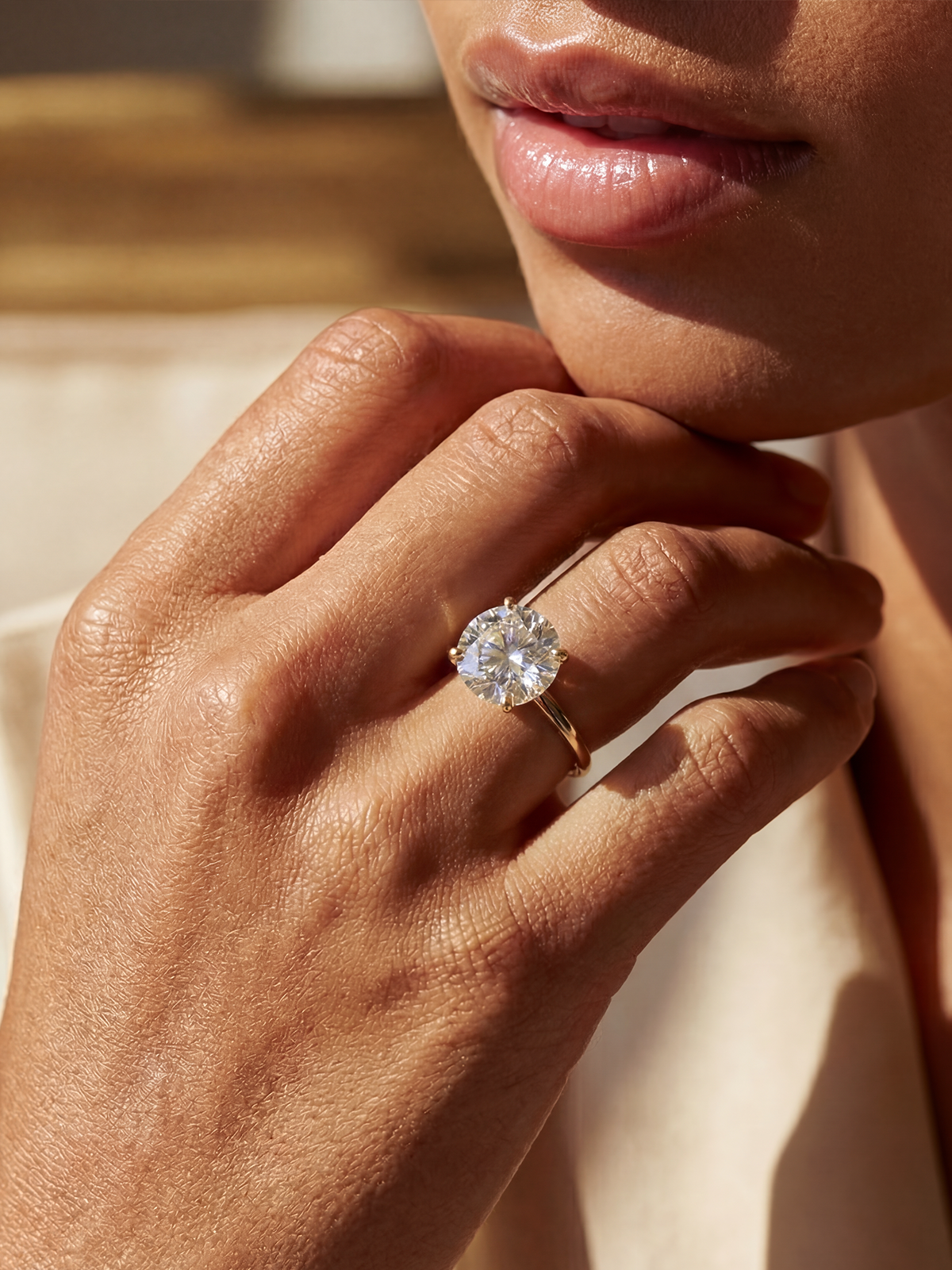 4.0CT | 4 Tırnak Tektaş Yüzük