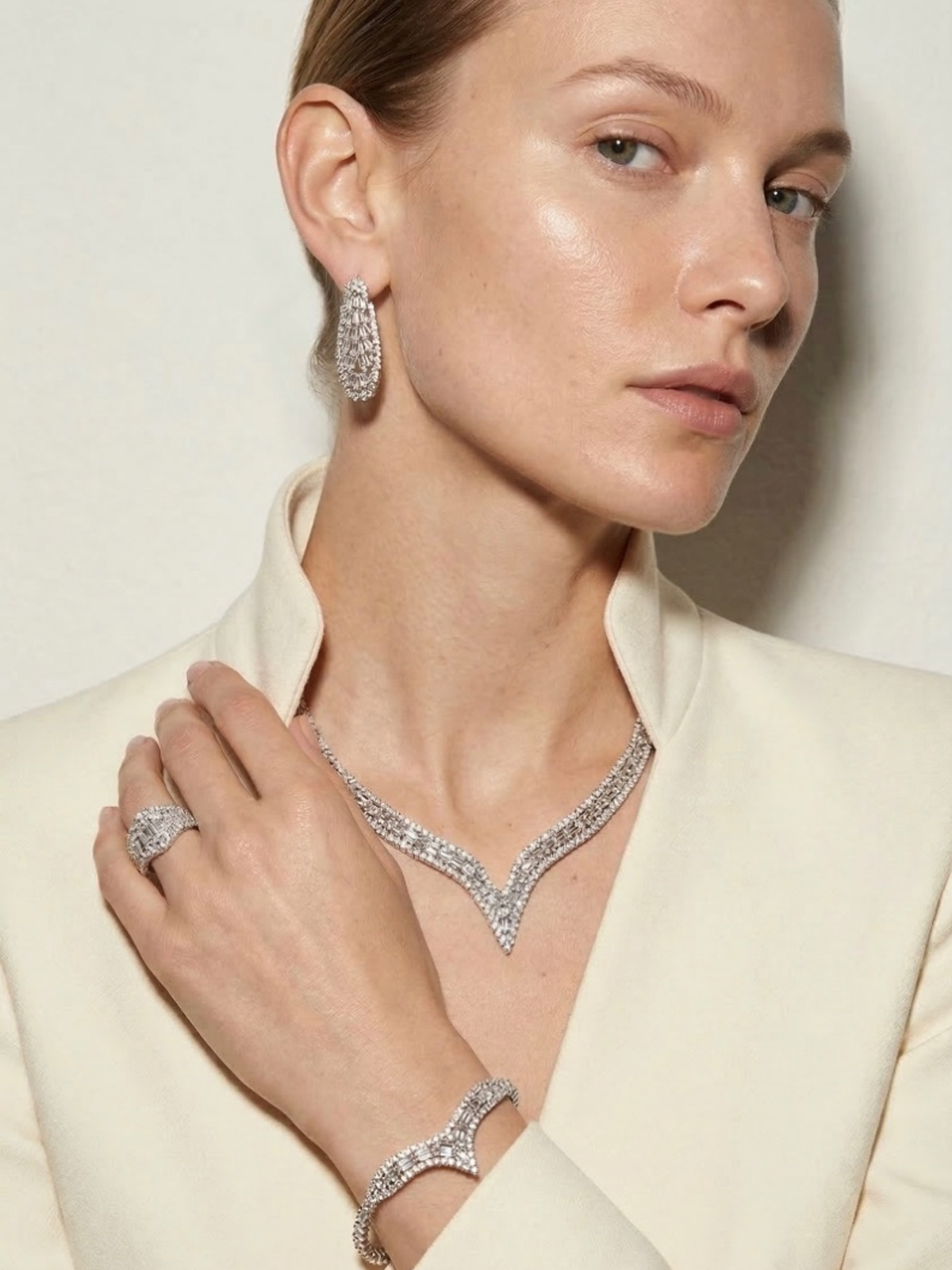 Sofia Necklace - Earrings - Bracelet - Ring Set