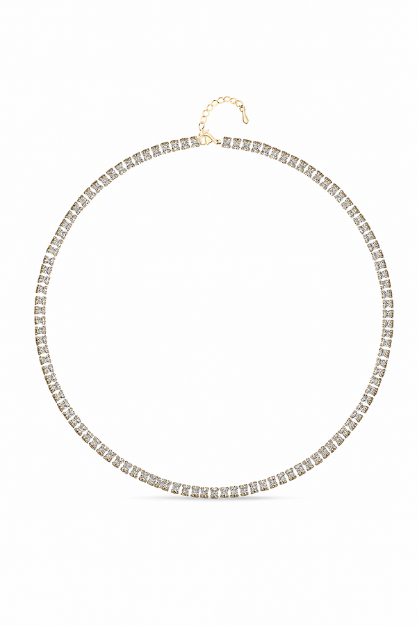 3MM | Choker Princess Cut Su Yolu Kolye
