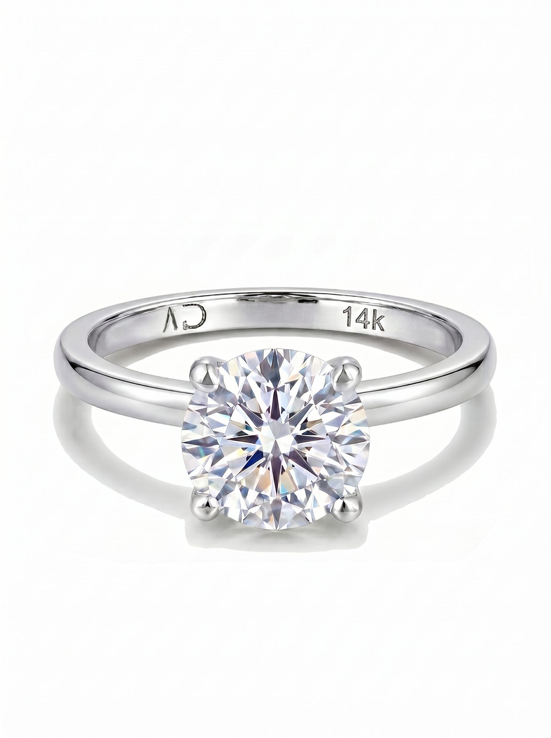 2.0CT | 4 Tırnak Tektaş Yüzük