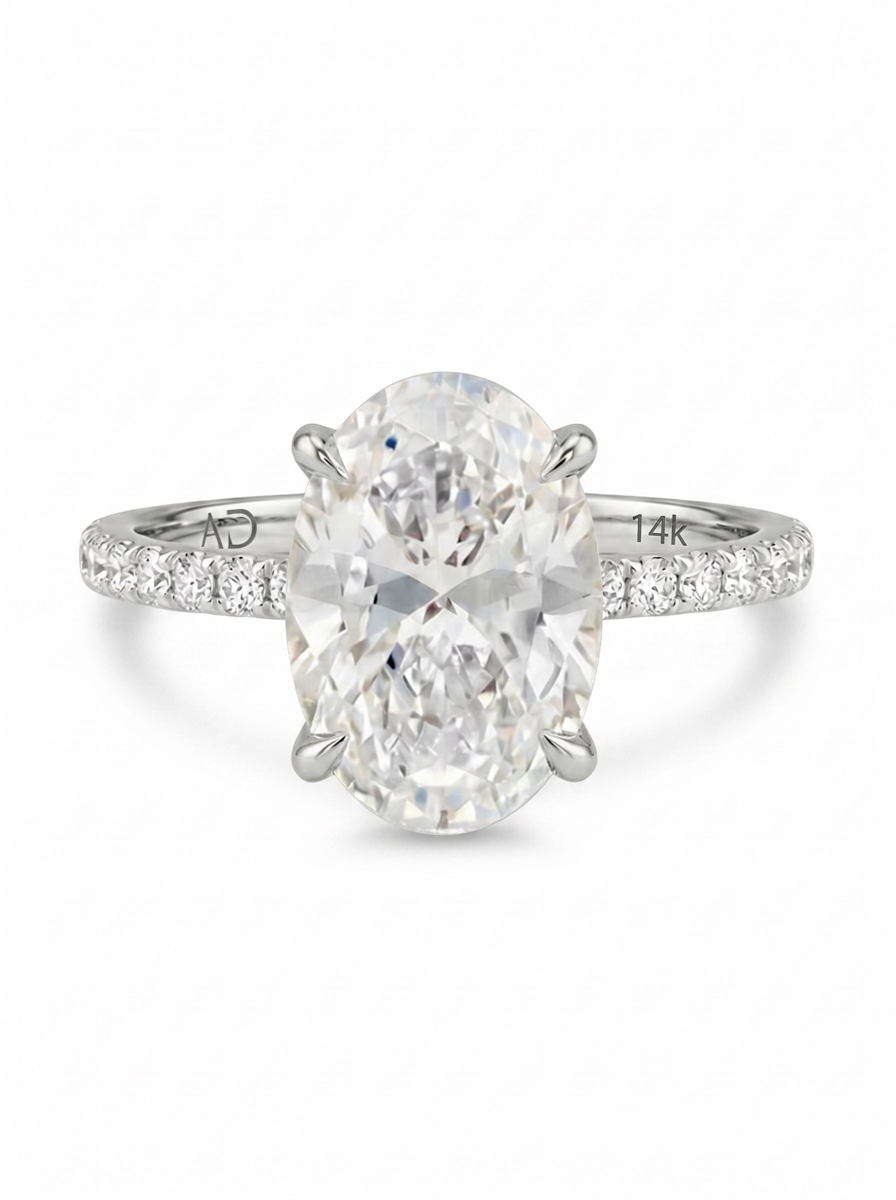 3.2CT | Oval Kesim Kolu Taşlı Yüzük