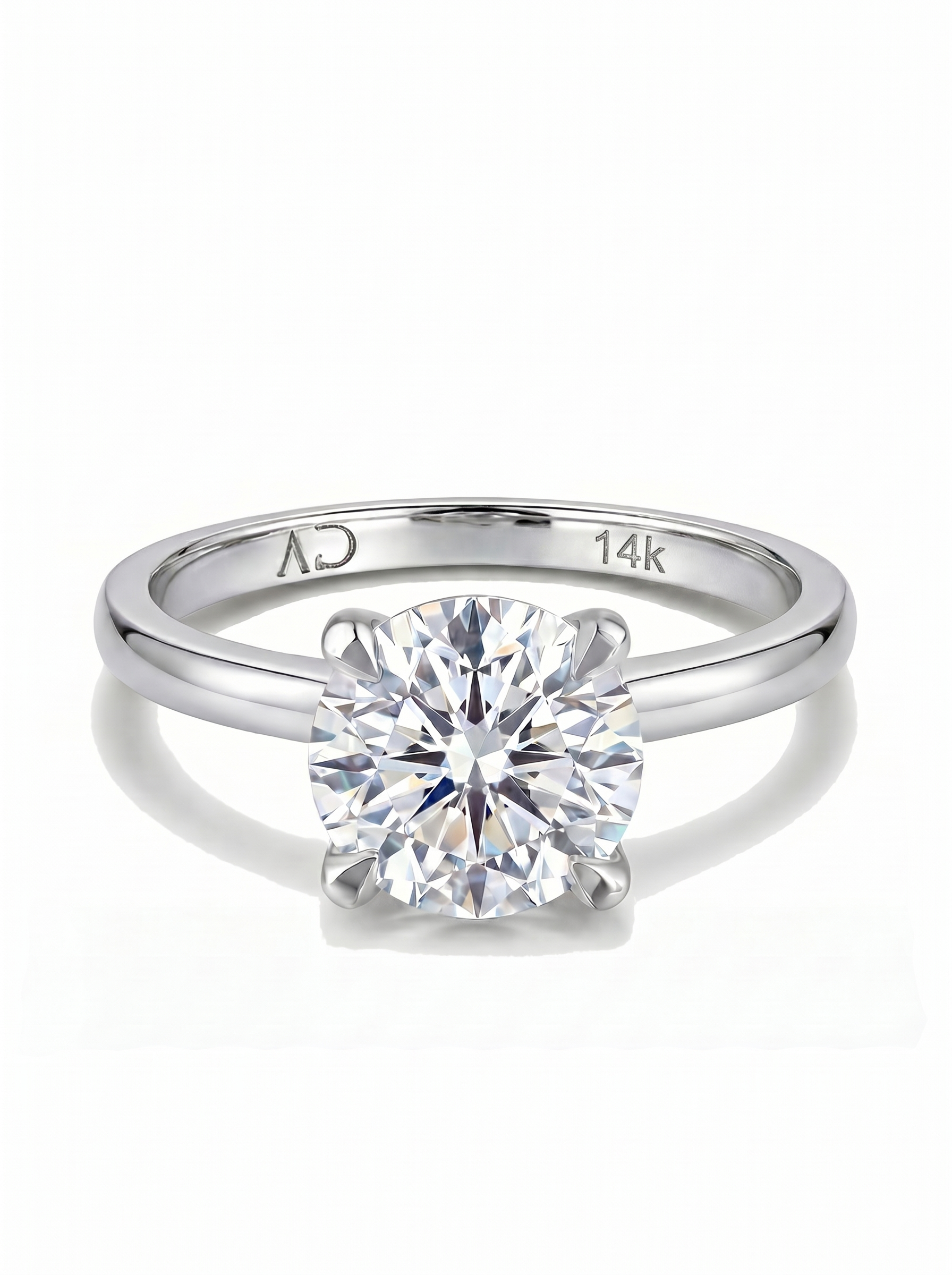 3.0CT | 4 Tırnak Tektaş Yüzük