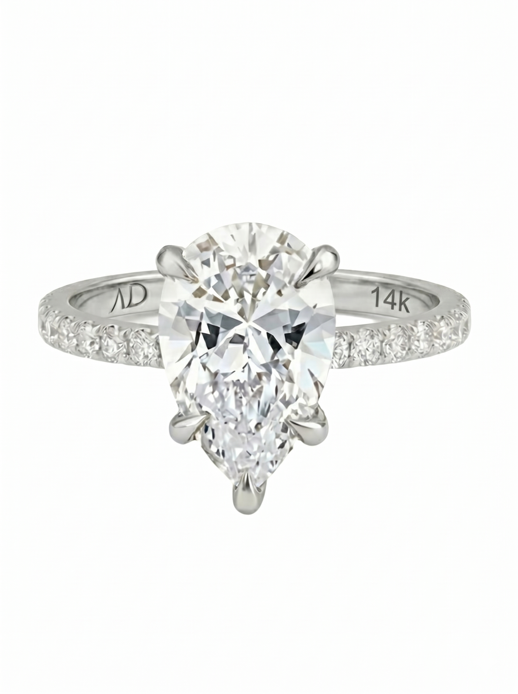 3.0CT | Damla Kesim Kolu Taşlı Yüzük