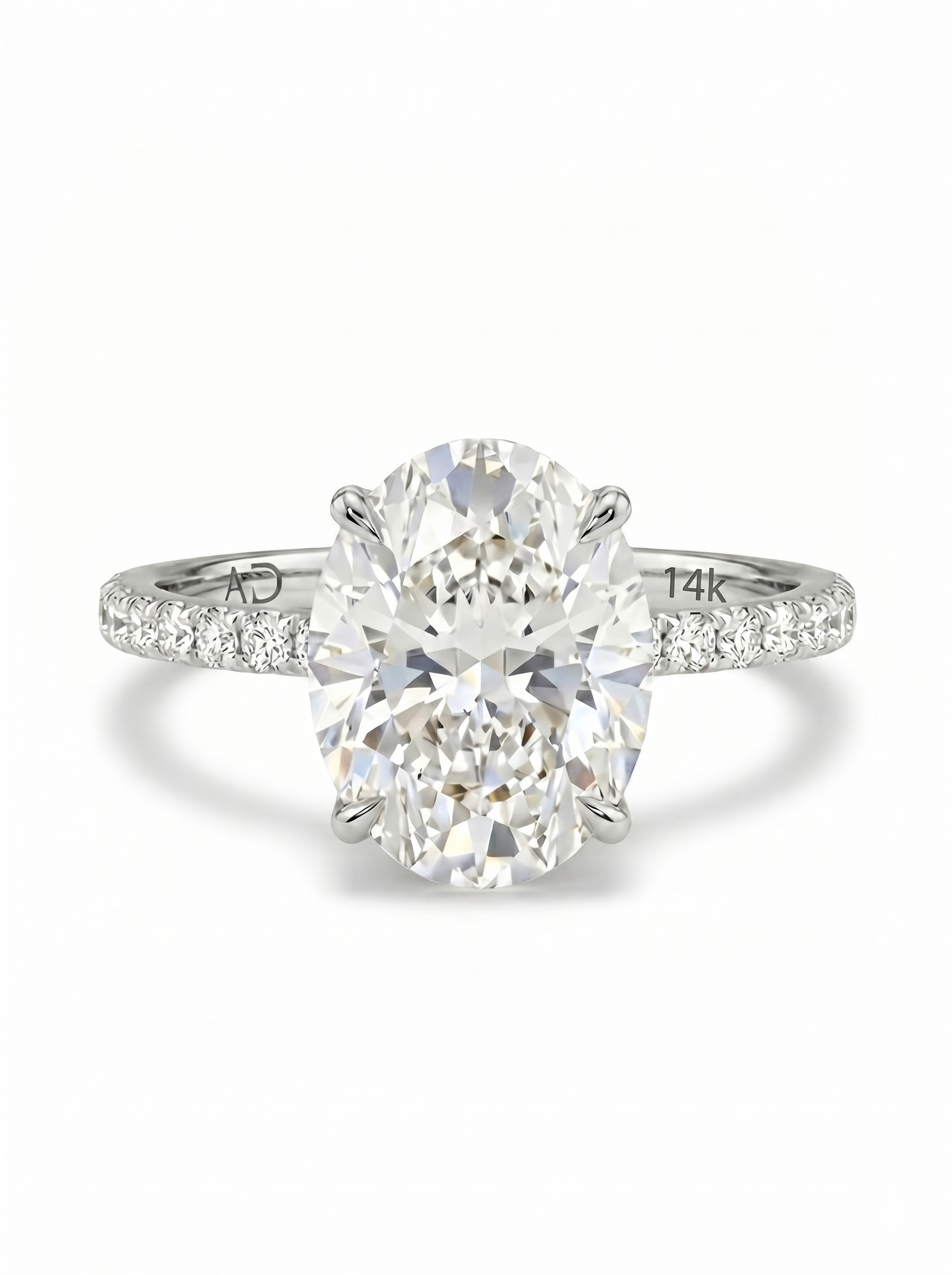 2.3CT | Oval Kesim Kolu Taşlı Yüzük