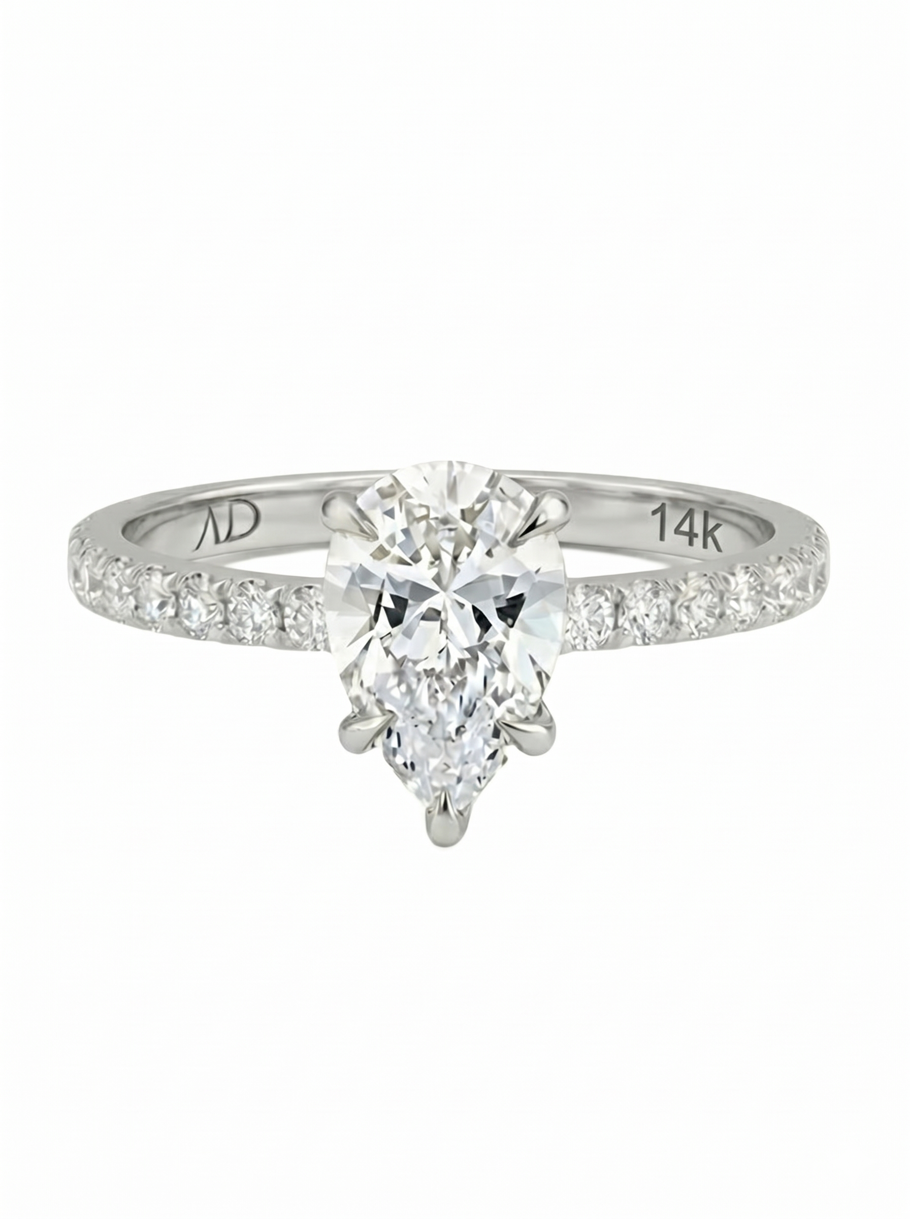 2.0CT | Damla Kesim Kolu Taşlı Yüzük