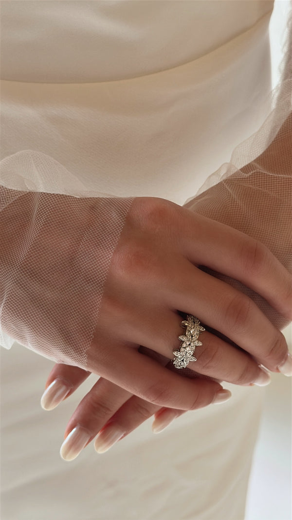 Ondine Kolye - Küpe - Bileklik - Yüzük Set