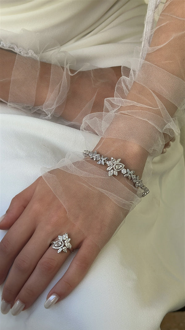 Oralisse Kolye - Küpe - Bileklik - Yüzük Set