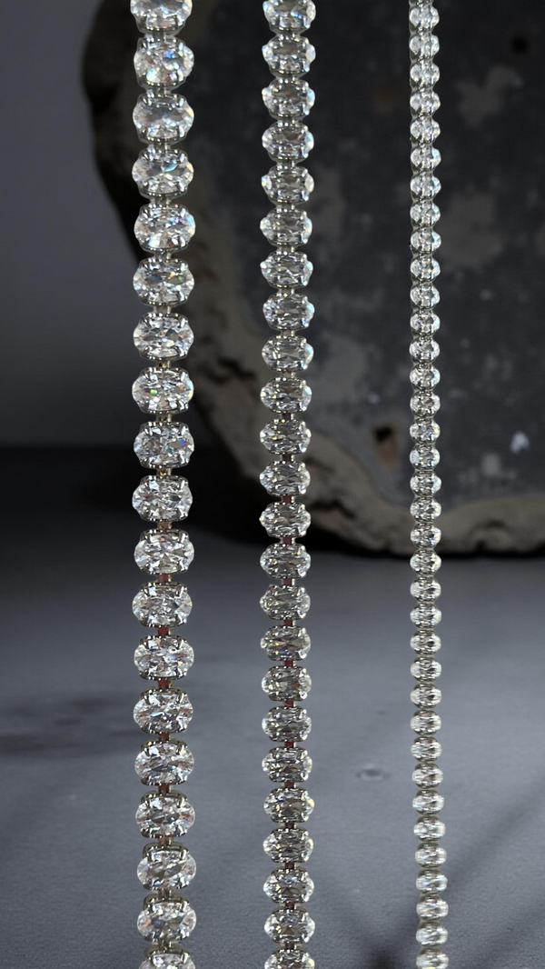 5MM | Choker Oval Cut Su Yolu Kolye