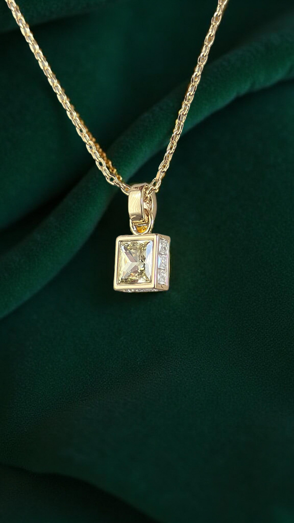 Aveline Butter Yellow Stone Kolye