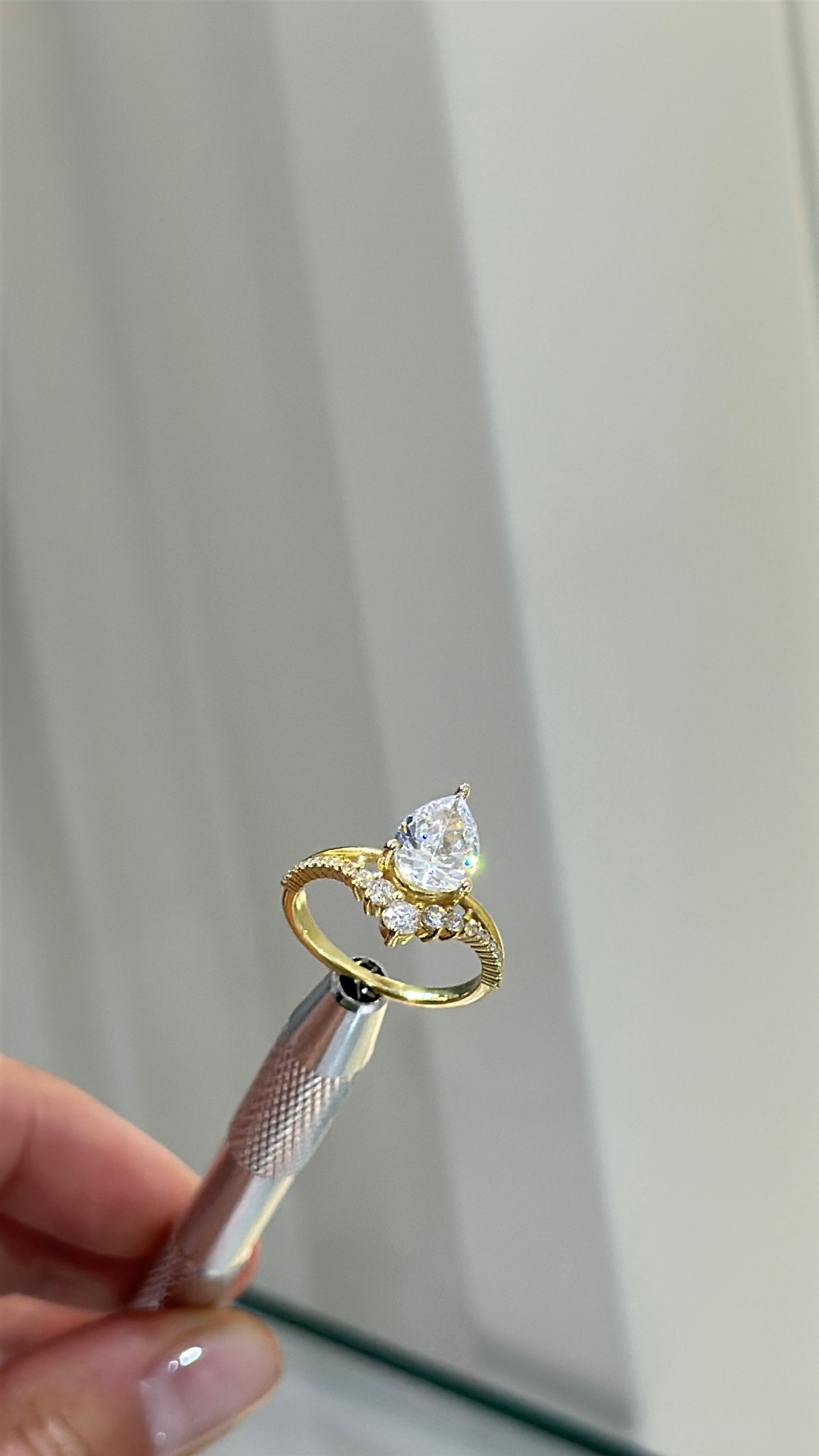 2CT | Pear Cut Alina Eternity Ring