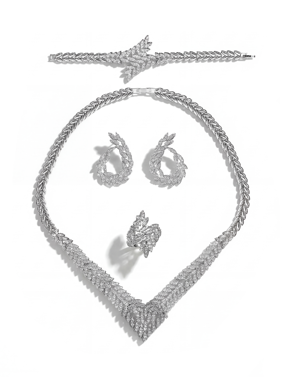 Solstice Necklace - Earring - Bracelet - Ring Set