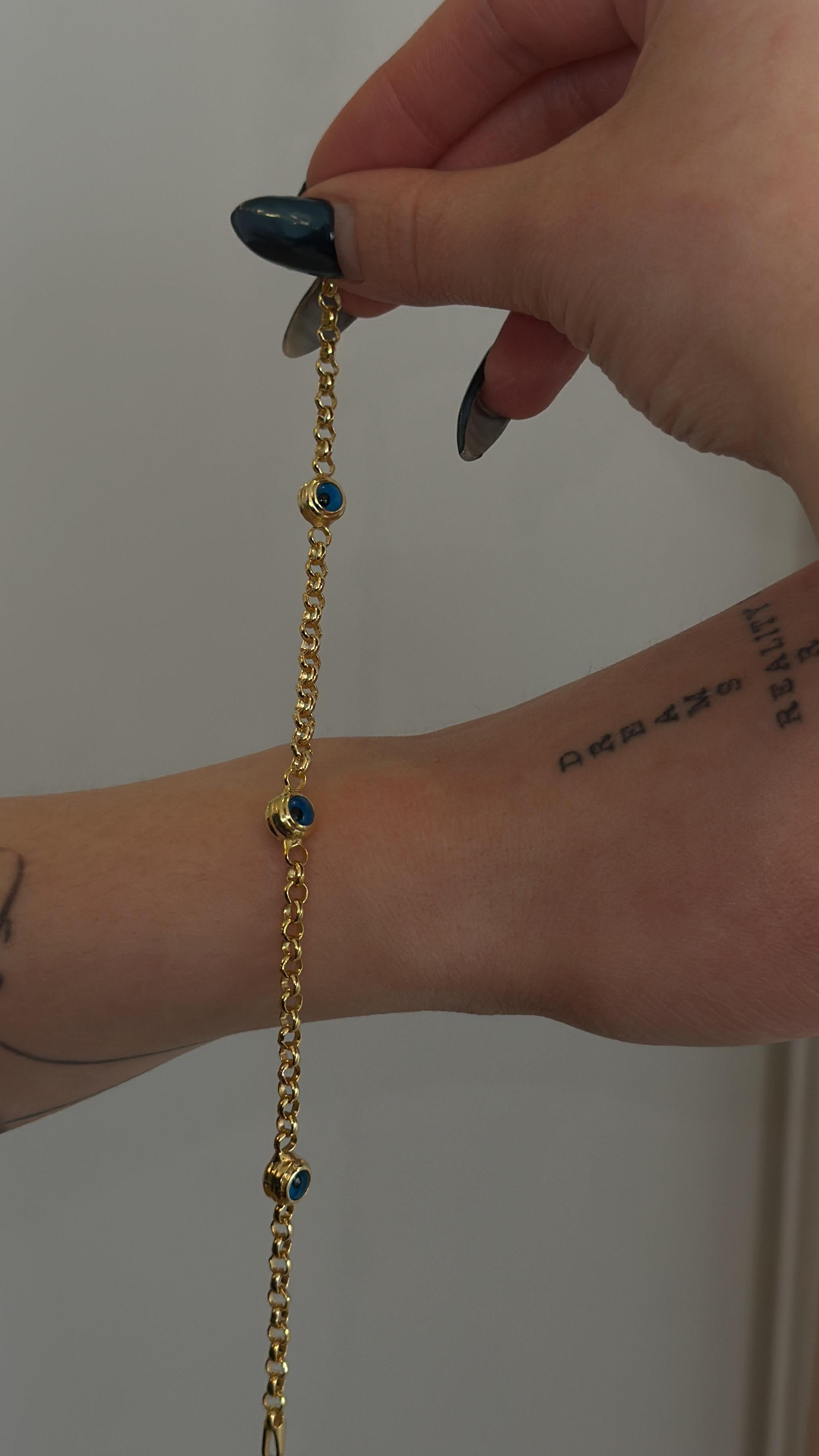 Evil Eye Bead Bracelet