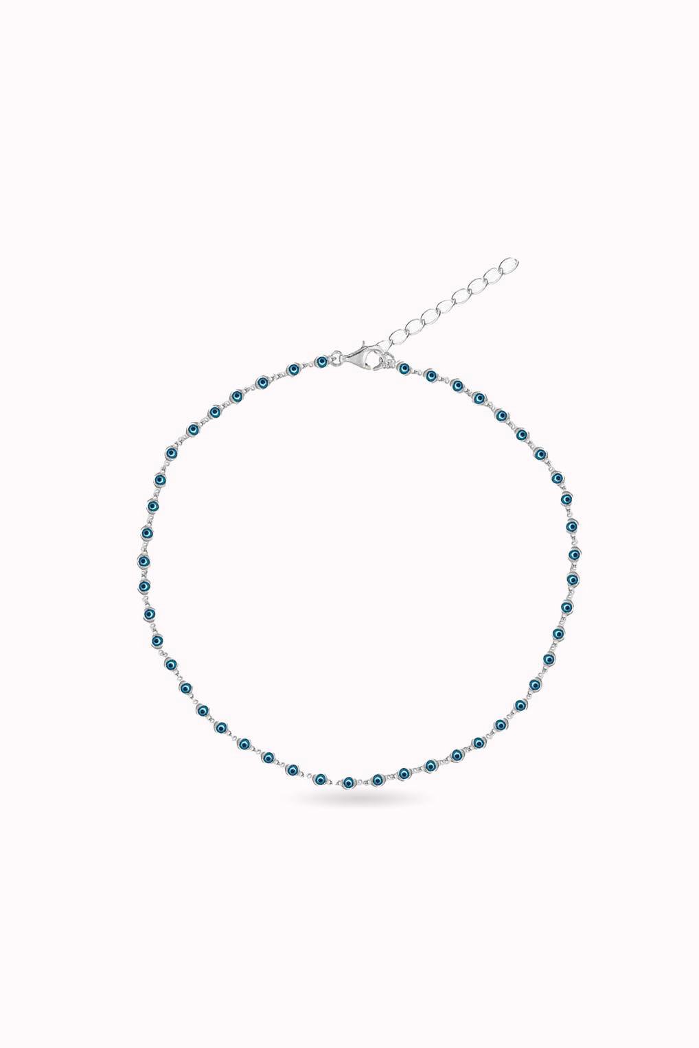 Evil Eye Bead Chain Bracelet
