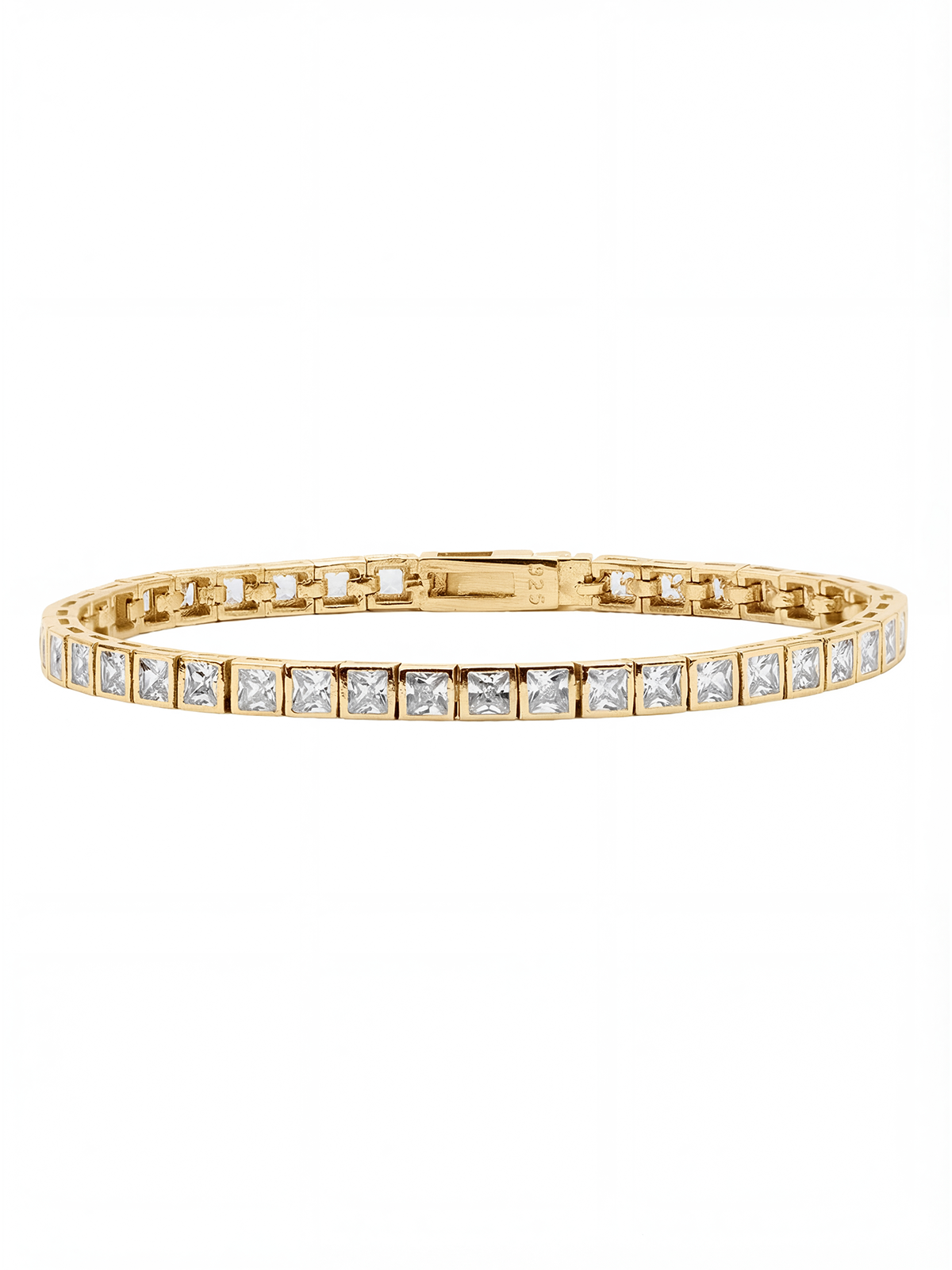 3MM | Princess Cut Tennis Bracelet