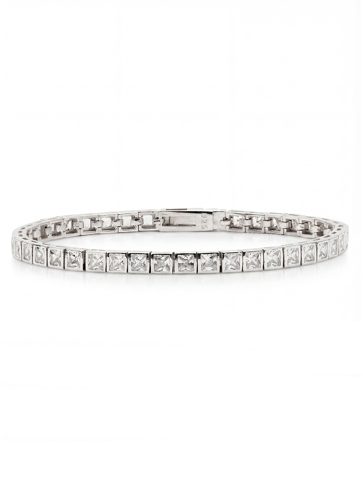 3MM | Princess Cut Tennis Bracelet