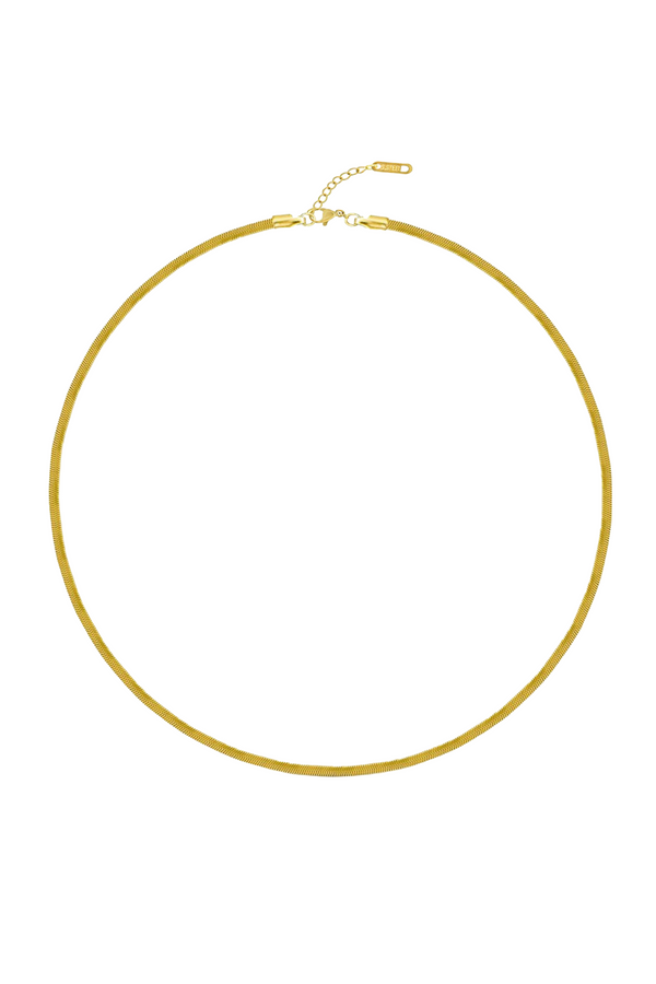 Slim Flat Chain Kolye |   Luxury Jewelry by  Atelier Duygu.