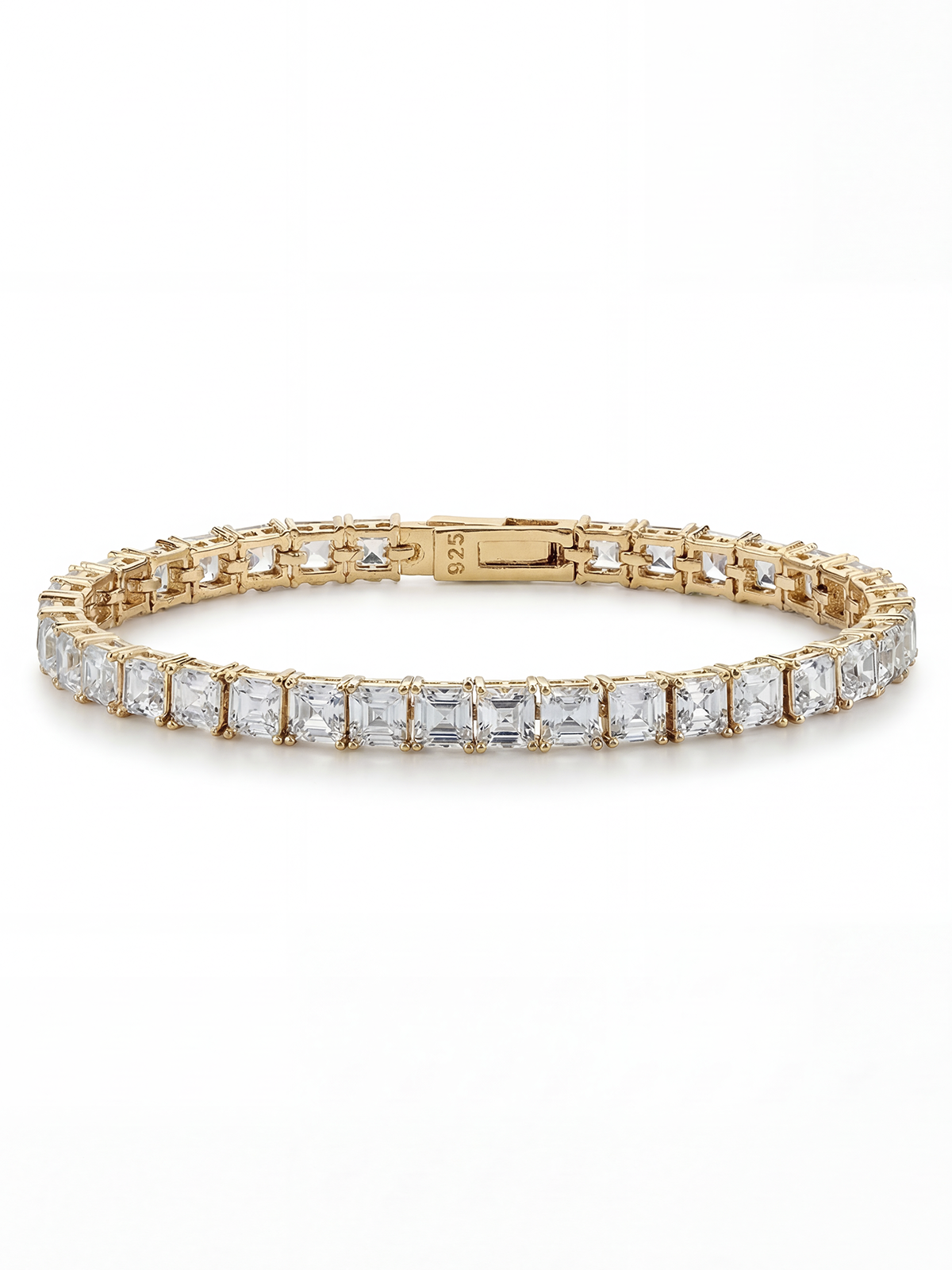 4MM | Emerald Cut Tennis Bracelet