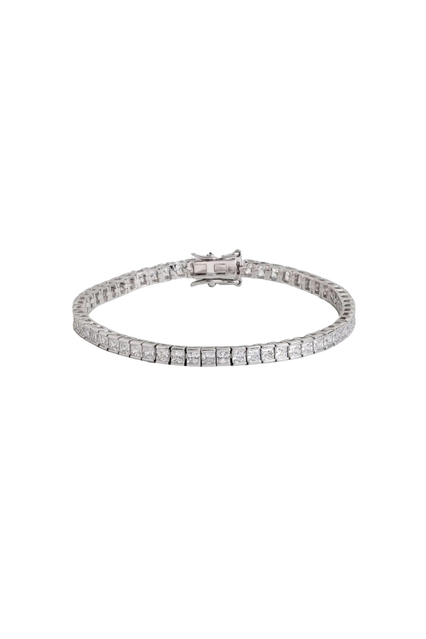 4MM | Princess Cut Döküm Su Yolu Bileklik
