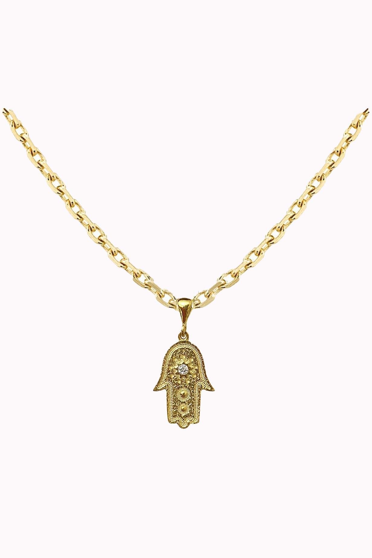 Hamsa Chain Necklace