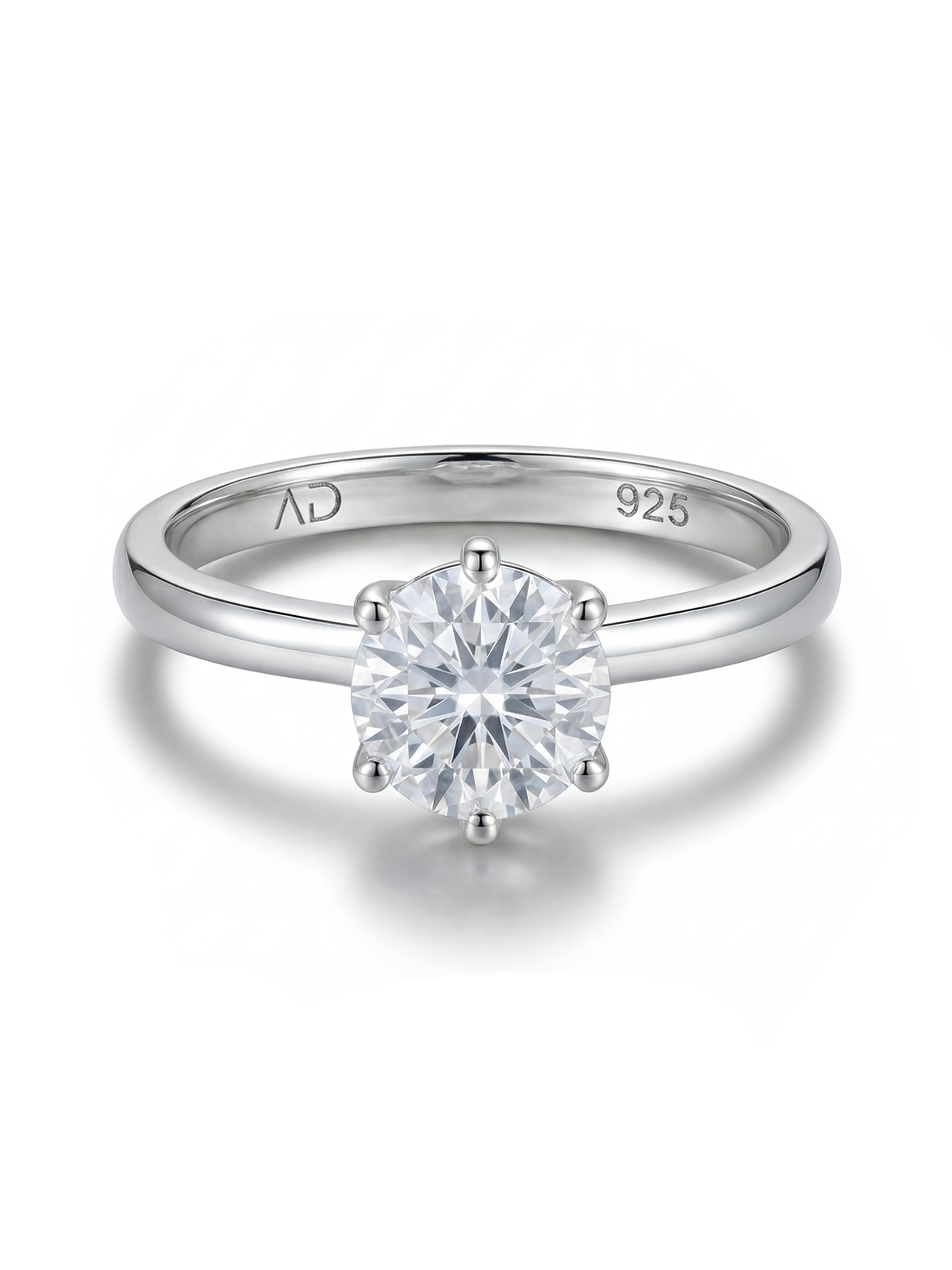 2.0CT | 6 Tırnak Tektaş Yüzük