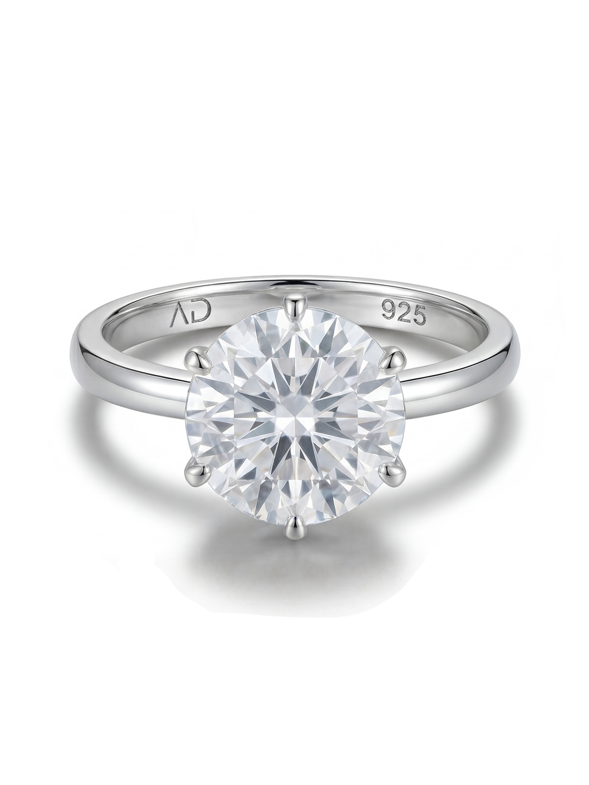 4.0CT | 6 Tırnak Tektaş Yüzük