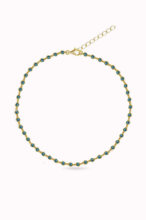 Evil Eye Bead Chain Kolye  Atelier Duygu.