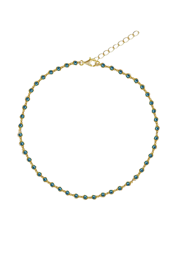 Evil Eye Bead Chain Kolye  Atelier Duygu.