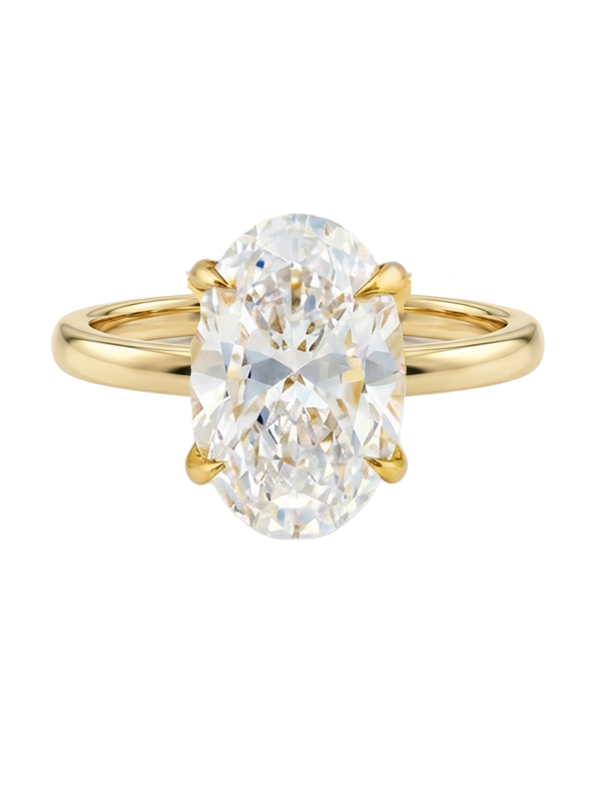 3.2CT | Oval Cut Yüzük