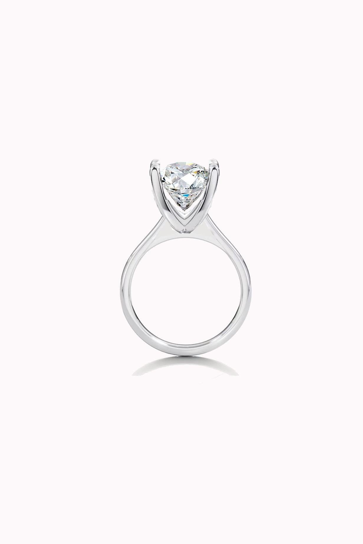 8MM 2.00CT Solitaire Ring