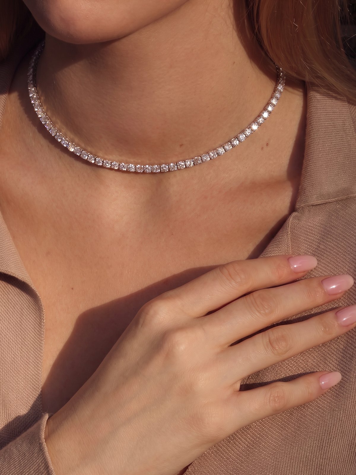 4MM | Choker Round Kesim Su Yolu Kolye