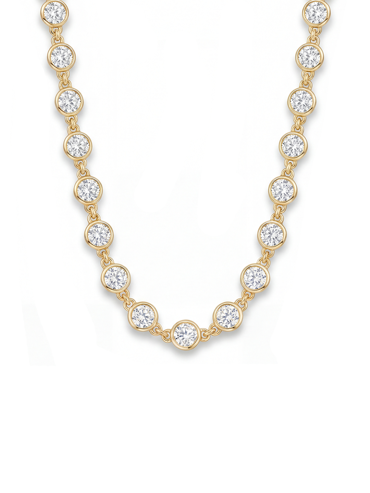 Solitaire Chain Necklace