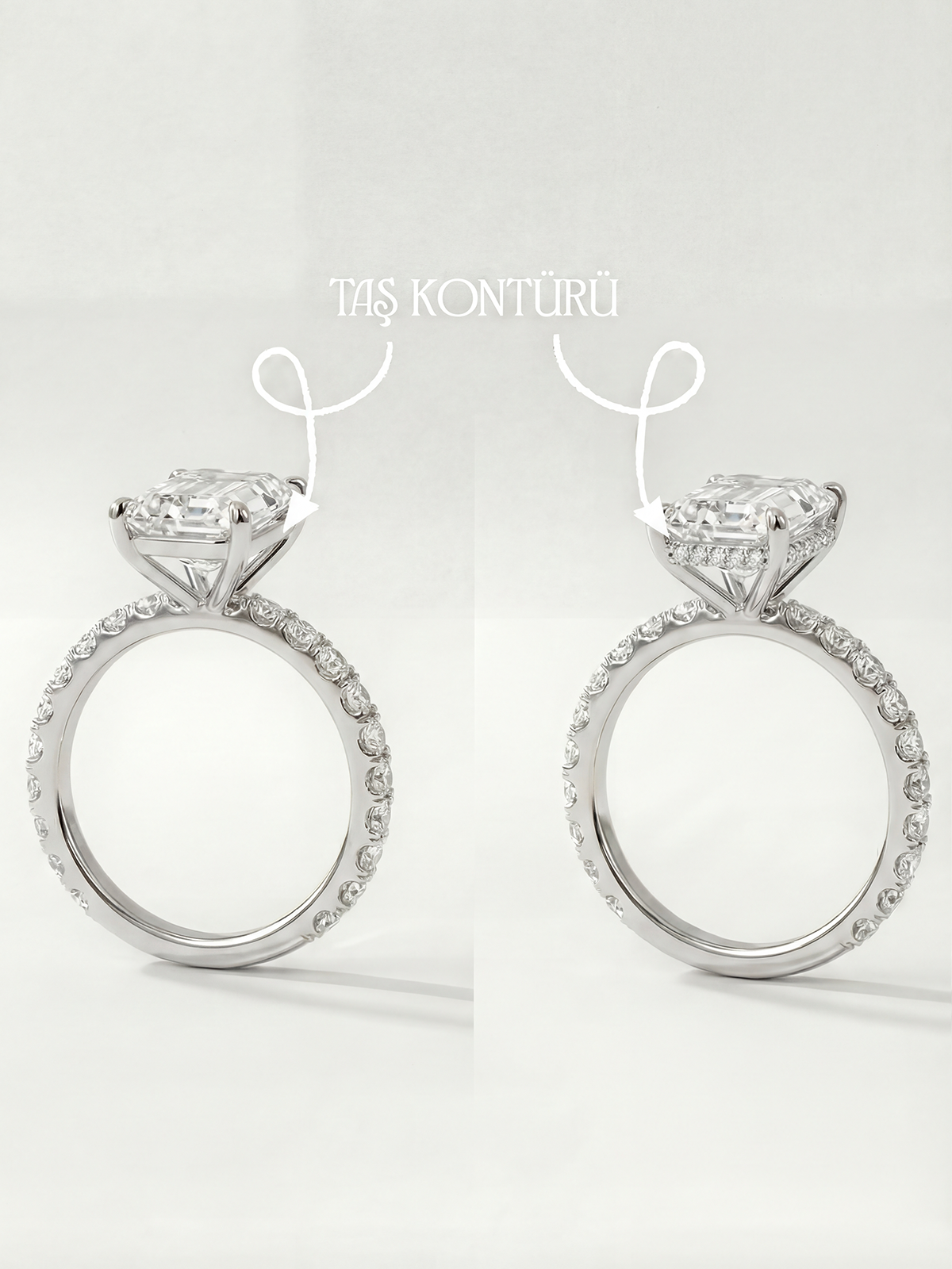 3.7CT | Emerald Cut Eternity Ring