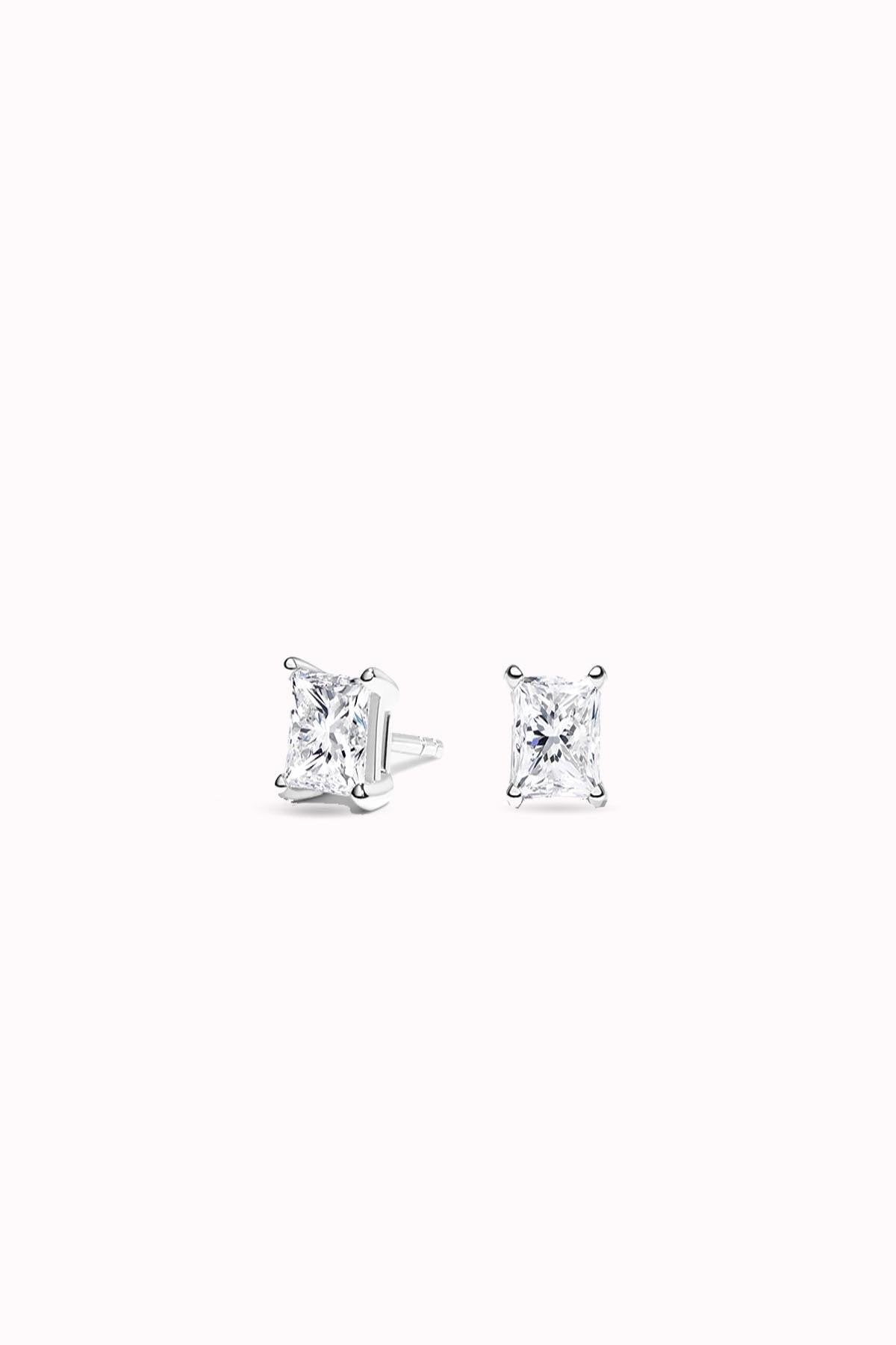 Princess Cut Earrings