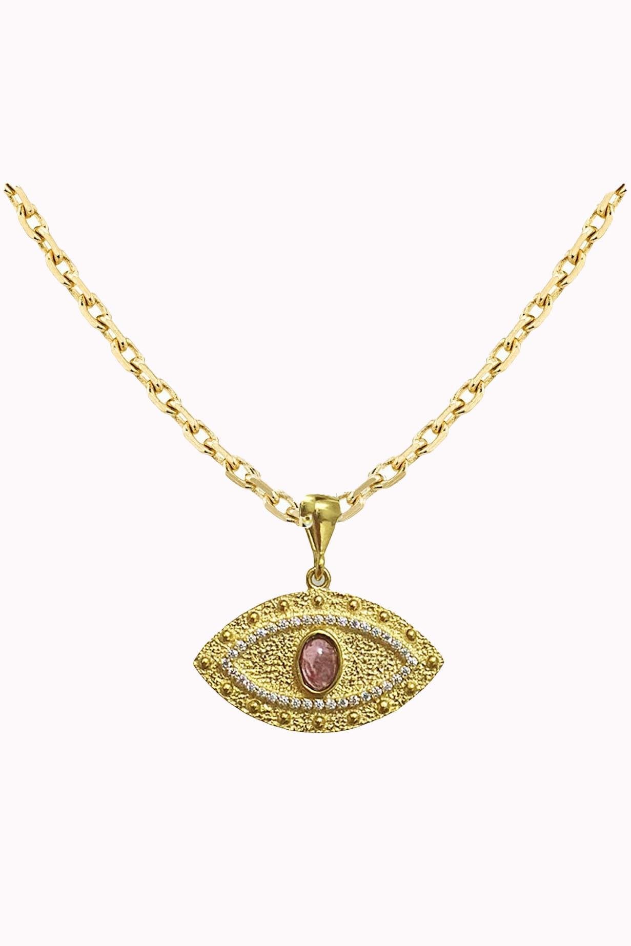 Big Eye Mini Ball Chain Necklace