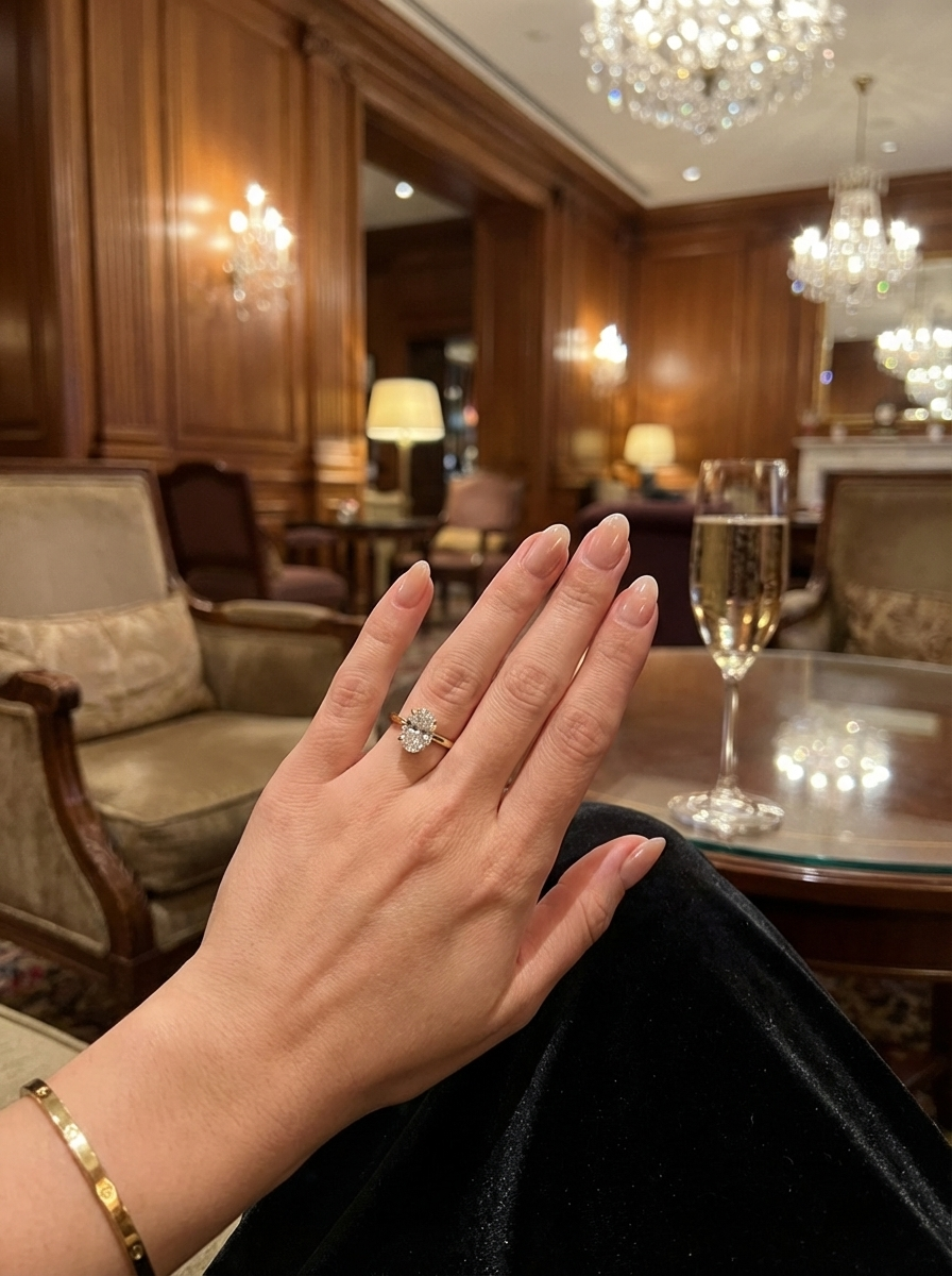 1.2CT | Oval Cut Yüzük