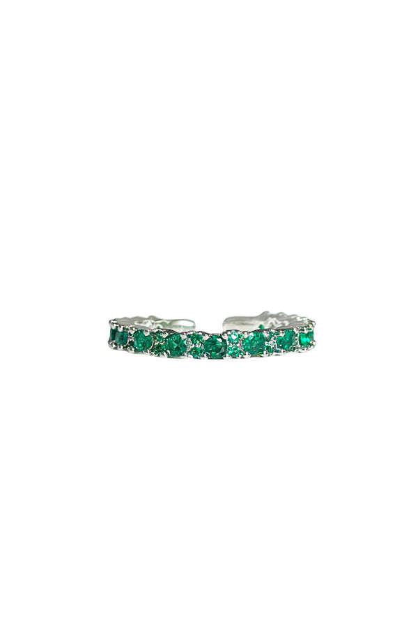 2.5MM | Green Full Eternity Yüzük  Atelier Duygu.