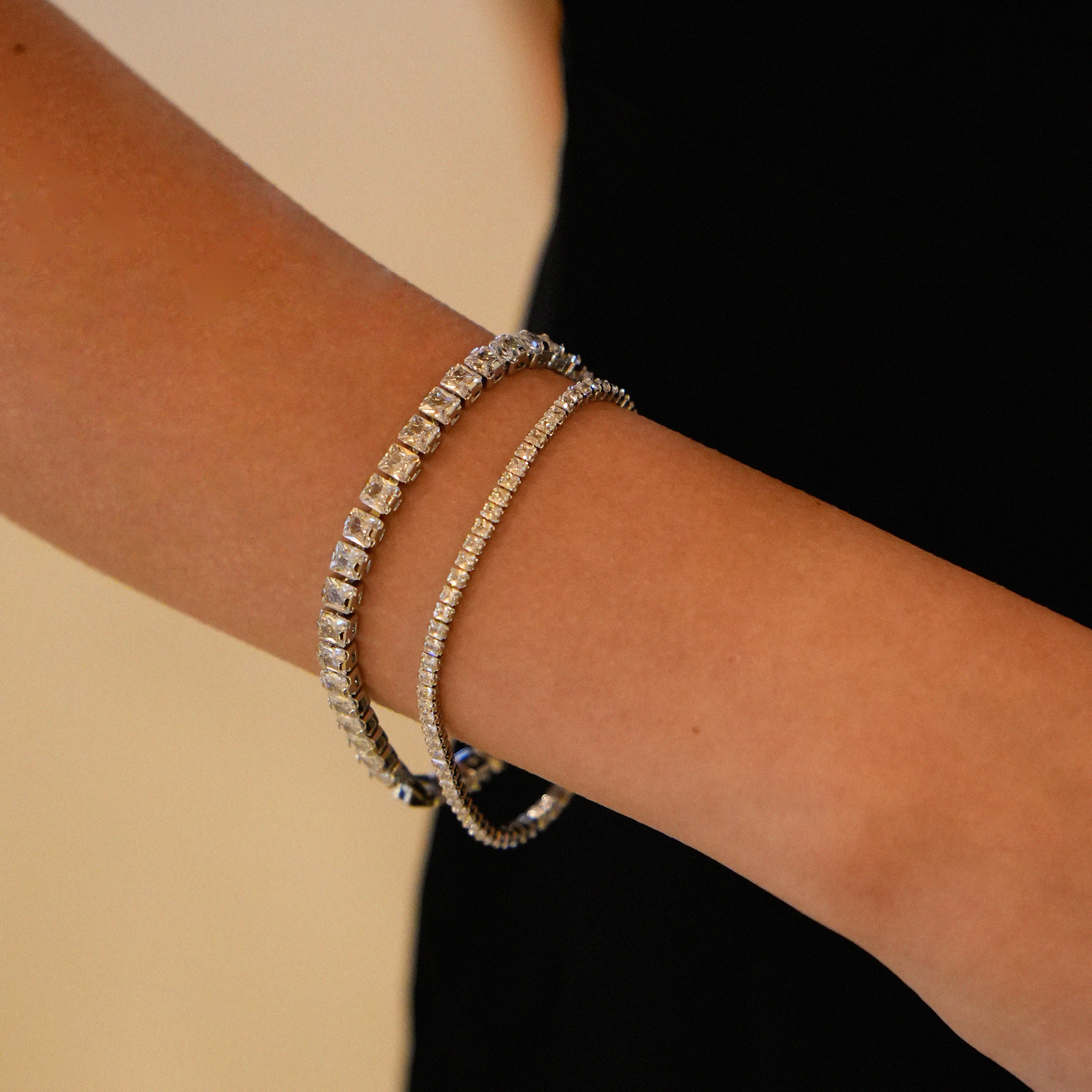 4MM | Princess Cut Su Yolu Bileklik