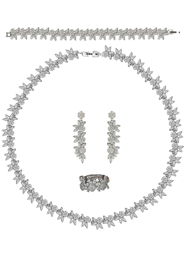 Lyra Kolye - Küpe - Bileklik - Yüzük Set  Atelier Duygu.