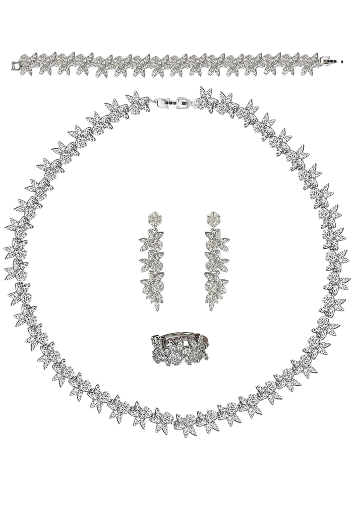 Lyra Kolye - Küpe - Bileklik - Yüzük Set  Atelier Duygu.