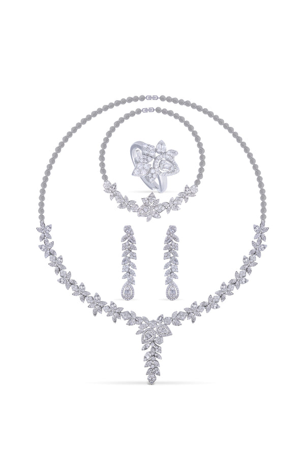 Oralisse Kolye - Küpe - Bileklik - Yüzük Set