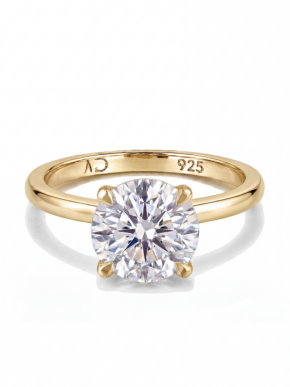 4.0CT | 4 Tırnak Tektaş Yüzük