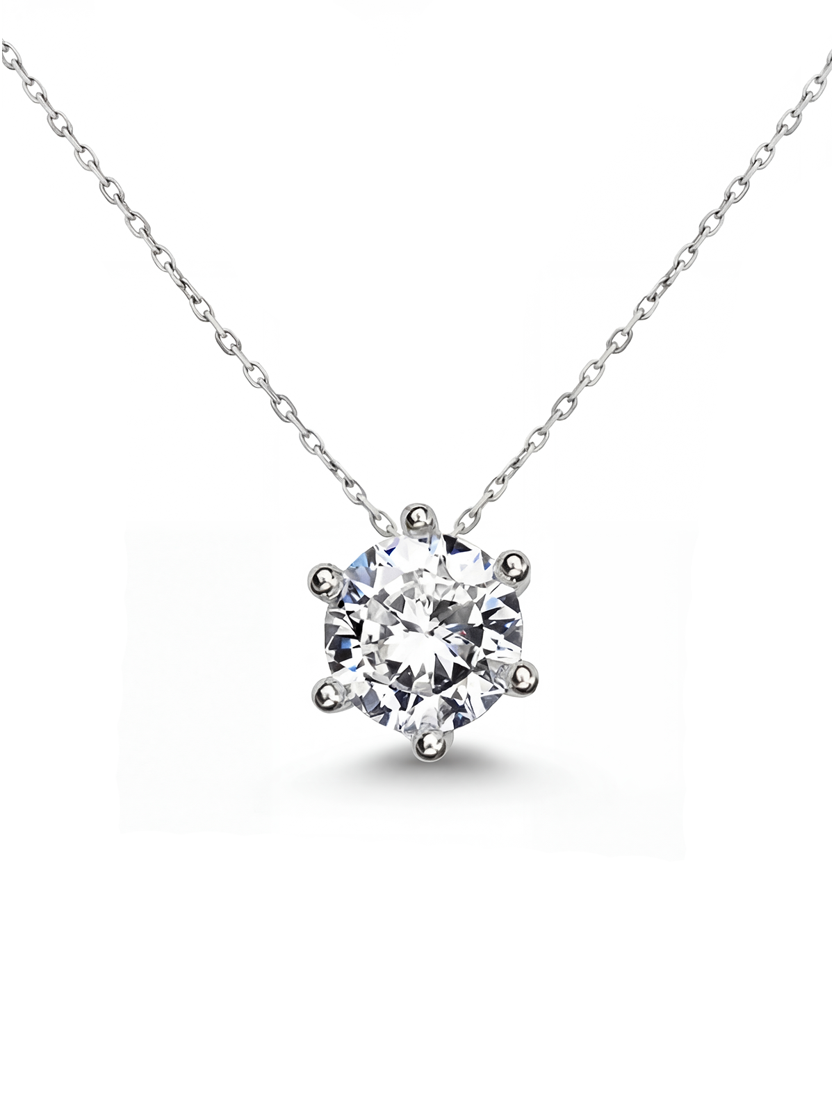 Solitaire Single Stone Necklace