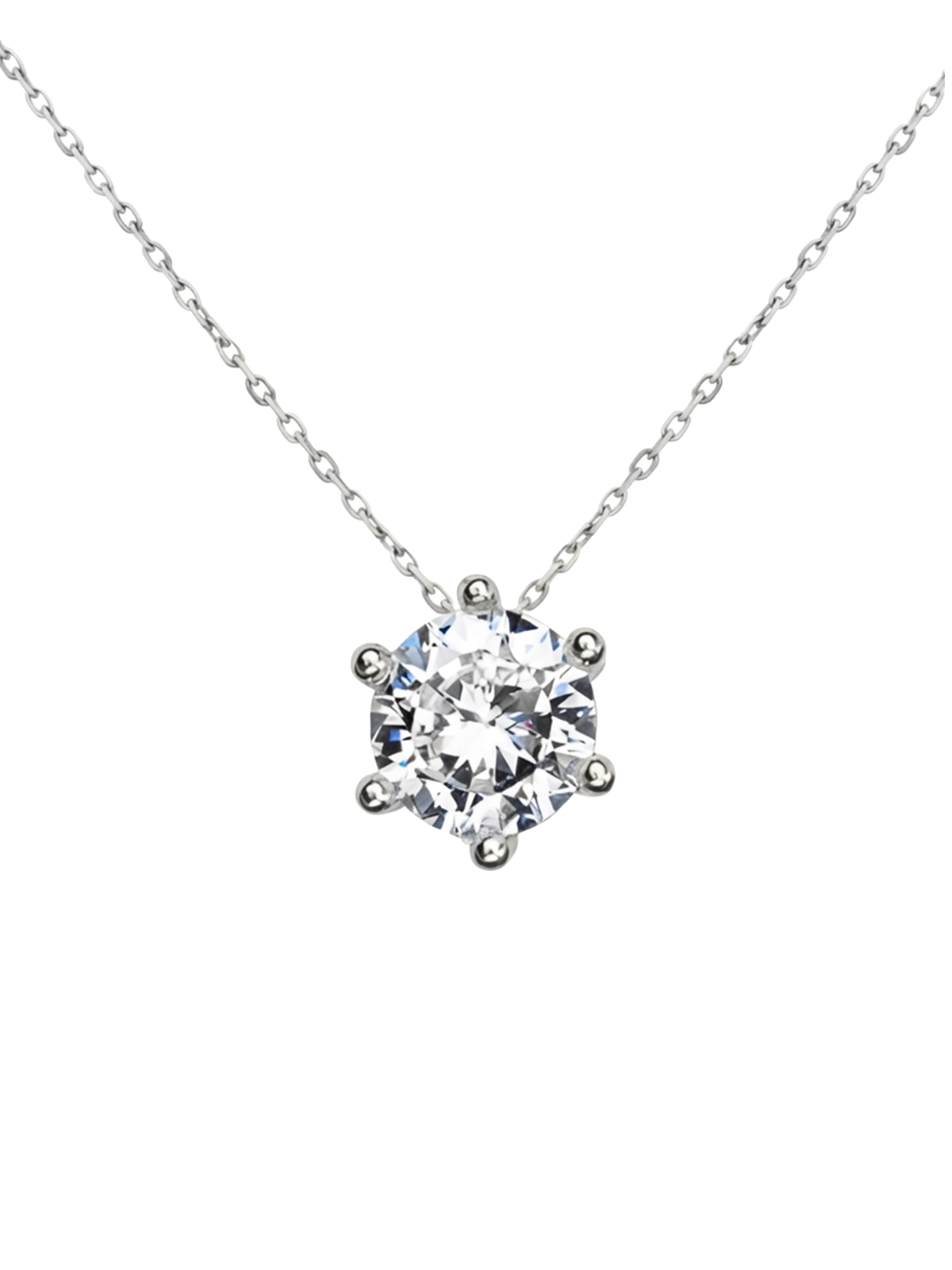 Solitaire Single Stone Necklace
