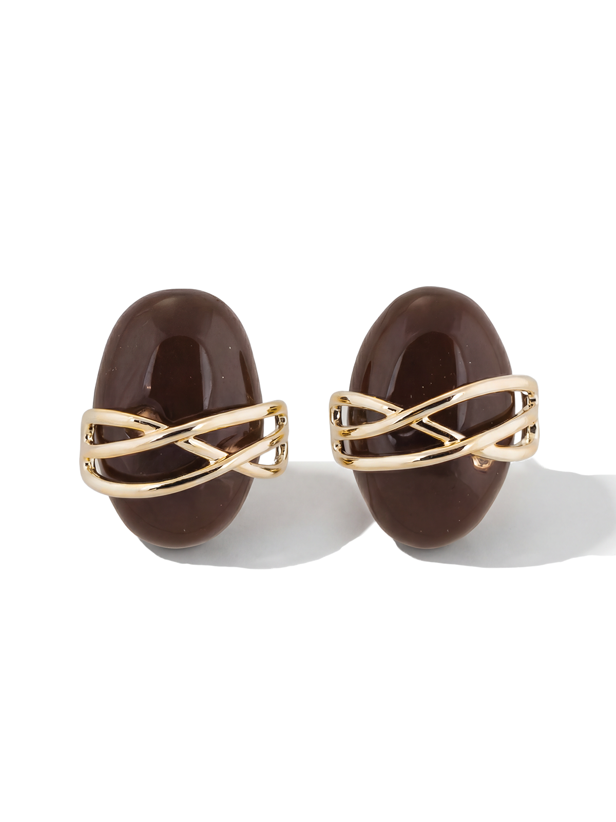 Liora Kahverengi Küpe