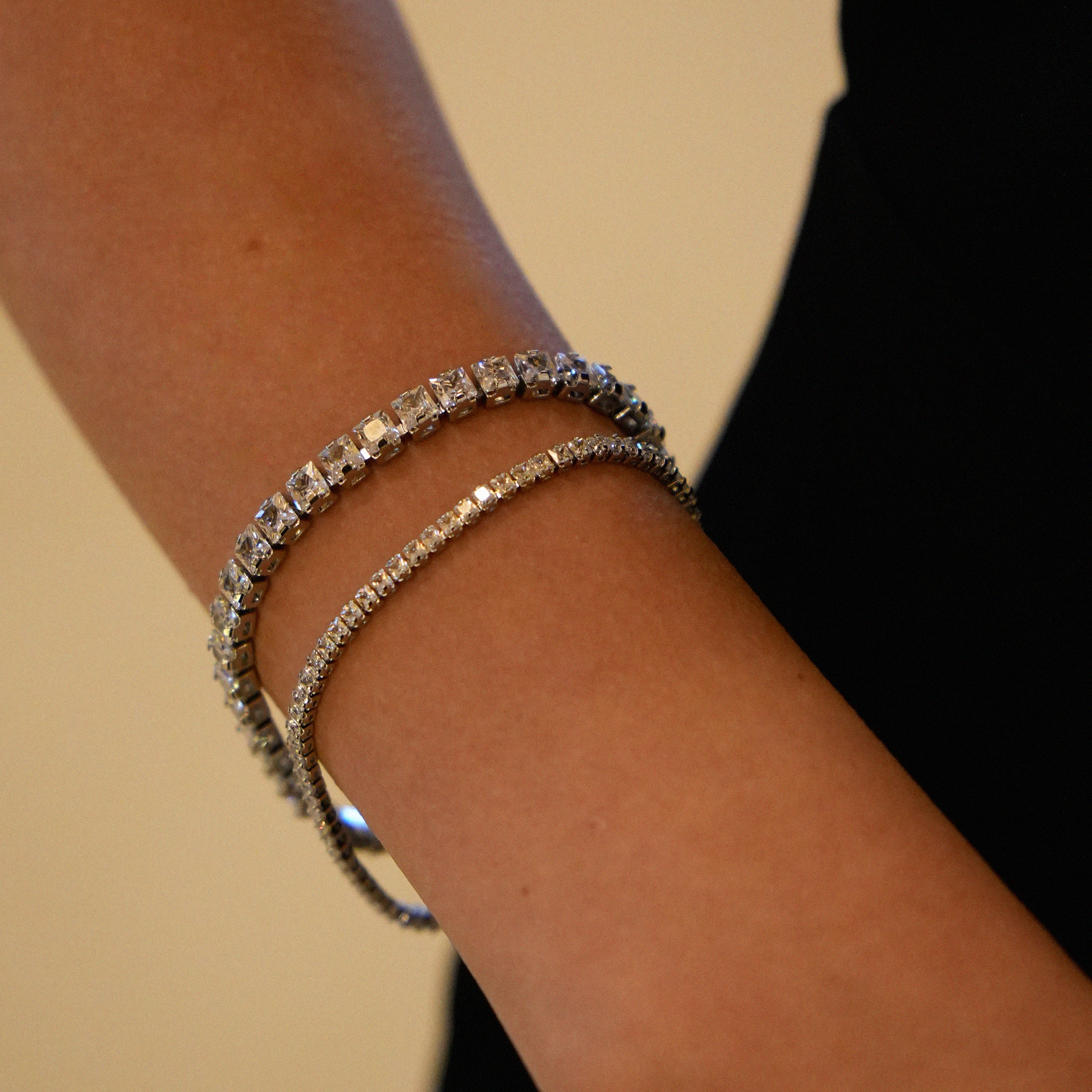 4MM | Princess Cut Su Yolu Bileklik