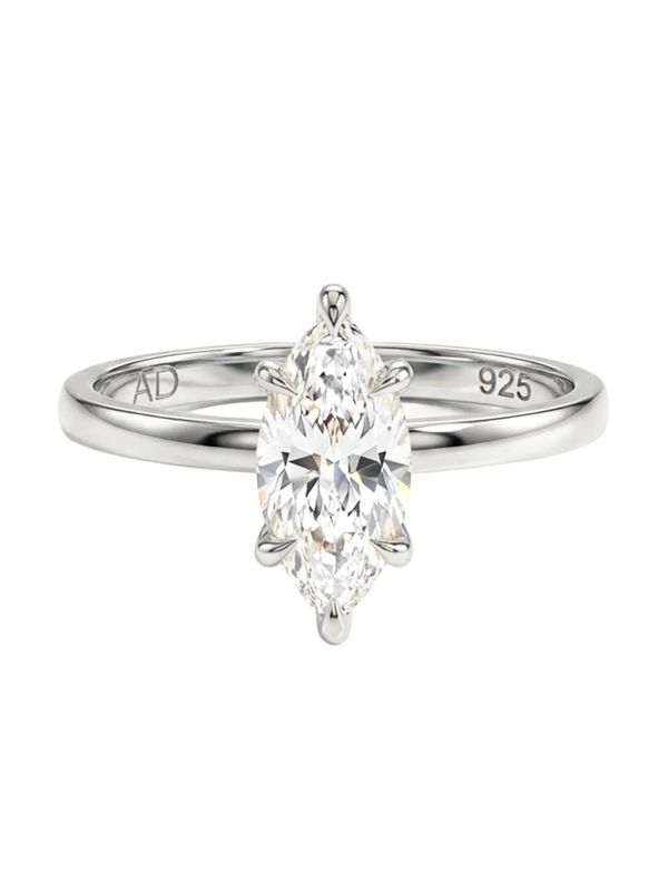 0.81CT | Marquise Cut Yüzük