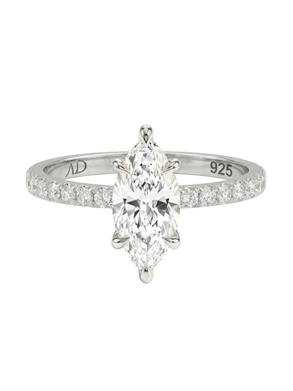 1.4CT | Marquise Cut Eternity Yüzük